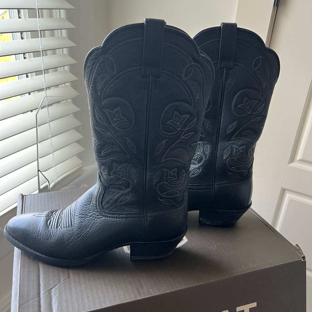 Ariat Black Heritage Western Boots - Women